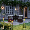 Миниатюра фото уличный светильник odeon light liana 7108/15gl черный | 220svet.ru